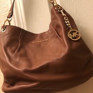 Tan Michael Kors Hobo Bag
